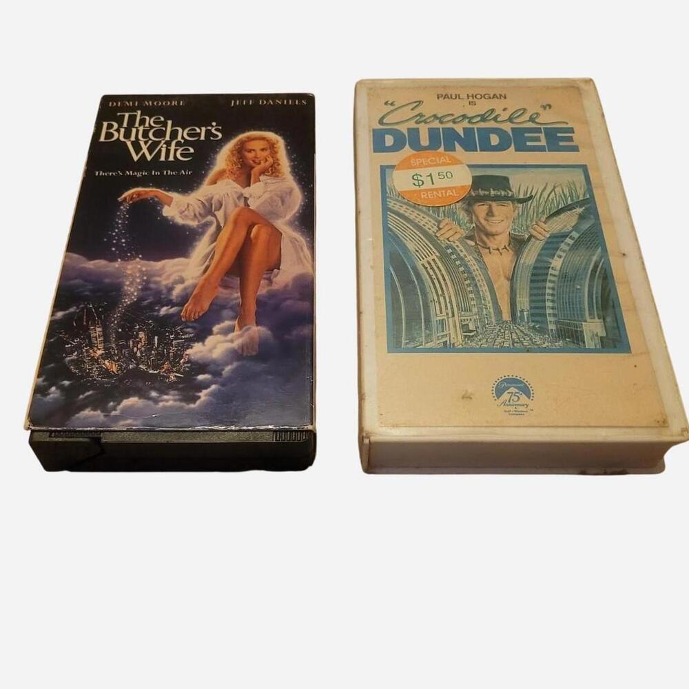 Vintage 80s 90s classic Crocodile Dundee The Butcher's Wife